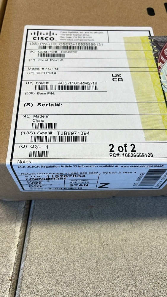 Cisco Rack-mount Kit for 111X Series Integrated Services Routers...