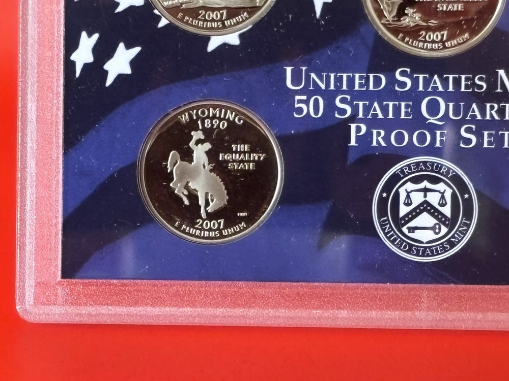 2007 U.S. Mint 50 State Quarters Proof Set