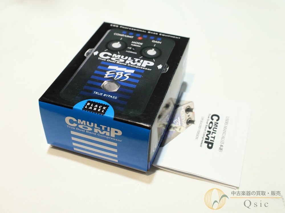 EBS MultiComp Bass Guitar Compressor Studio Edition Used