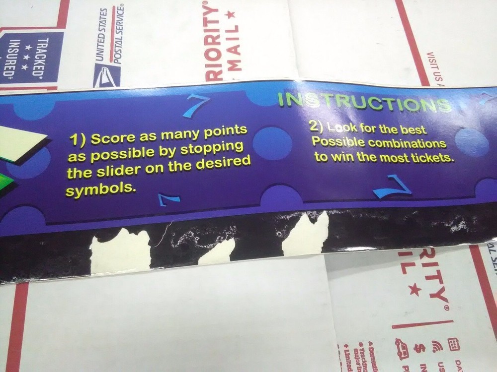 slidemaster arcade sticker bezel part