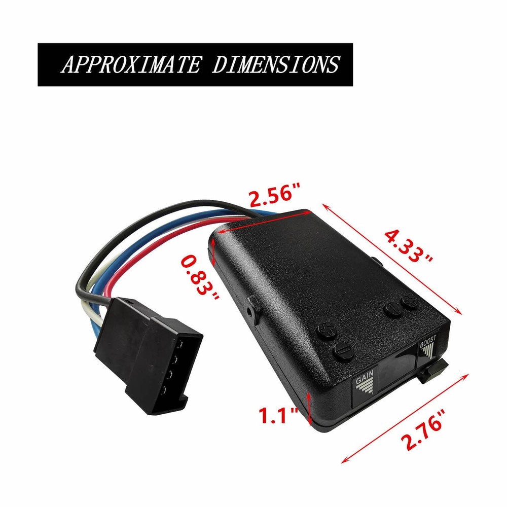 Electronic Trailer Brake Controller with 2to8 Braking System Replace for 8508211