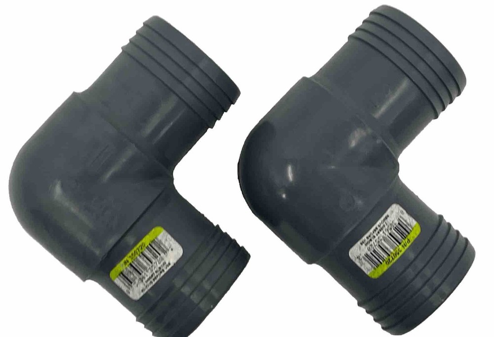 2 Pack Geneva 350720 2" Insert Elbow Pipe Fitting