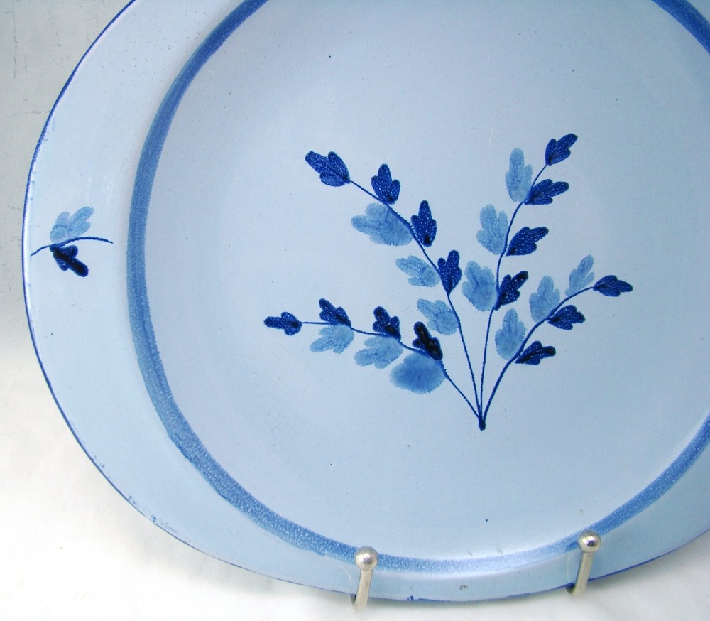 Graverens Pattern 584 Piece 275 NORSK Handled Cake Plate FLAKE CRAZED