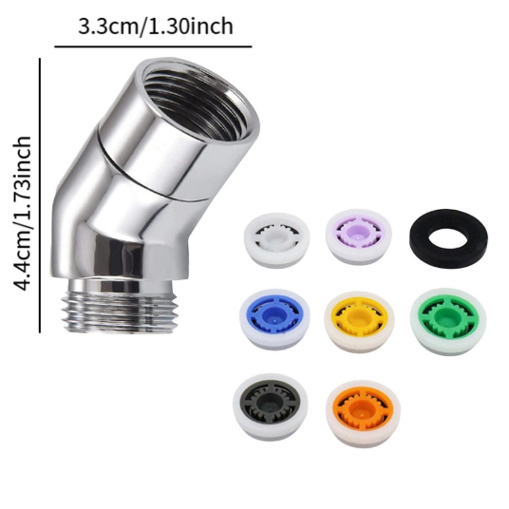 Shower Head Adapter Extension Arm Connect Handheld Component Extension Removable