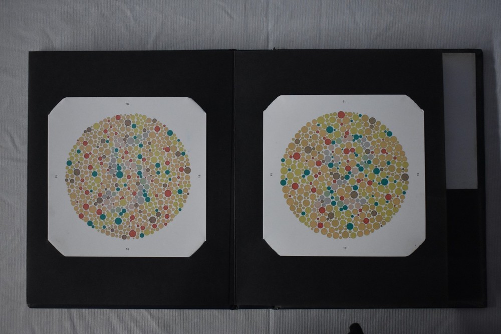 38 Plate Ishihara Test Book for Color Blindness Testing