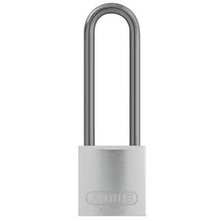 Abus 72 Hb/40-75 Kd Silver Lockout Padlock, Keyed Different, Aluminum, Silver,