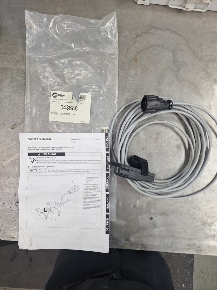 Miller Welding RCCS-14 FingerTip  Tig Torch Control