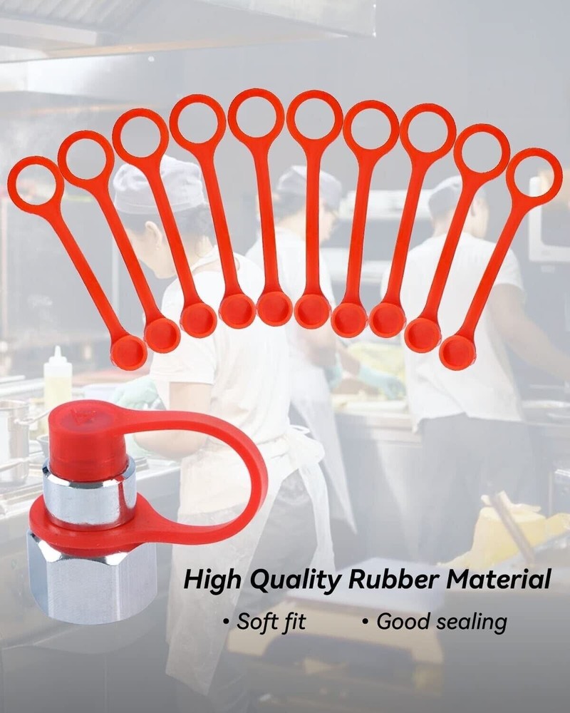 🔥🔥10 PACK FIRE SUPPRESSION SYSTEM RUBBER BLOW OFF NOZZLE CAPS..NEW.🔥🔥