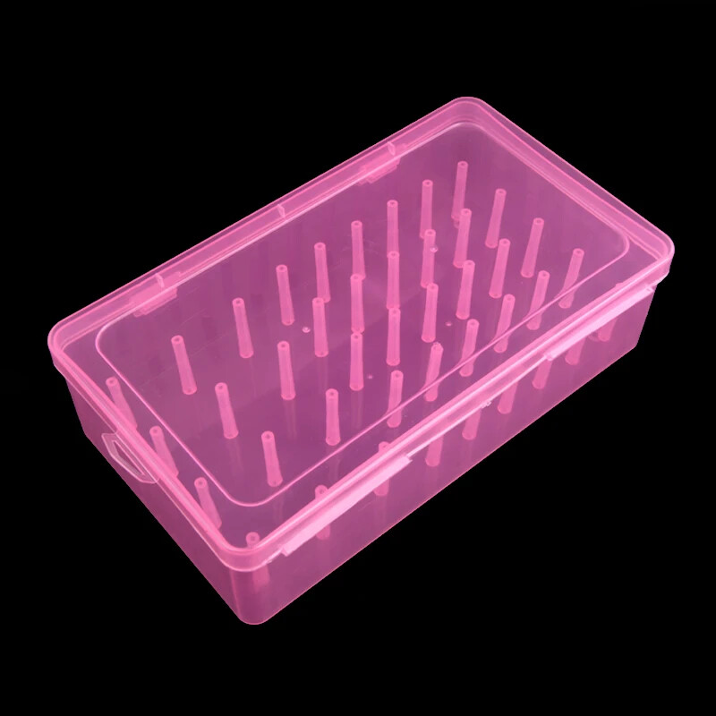Sewing Thread Storage Box 42 Pieces Spools Bobbin Carrying Case Container Holder