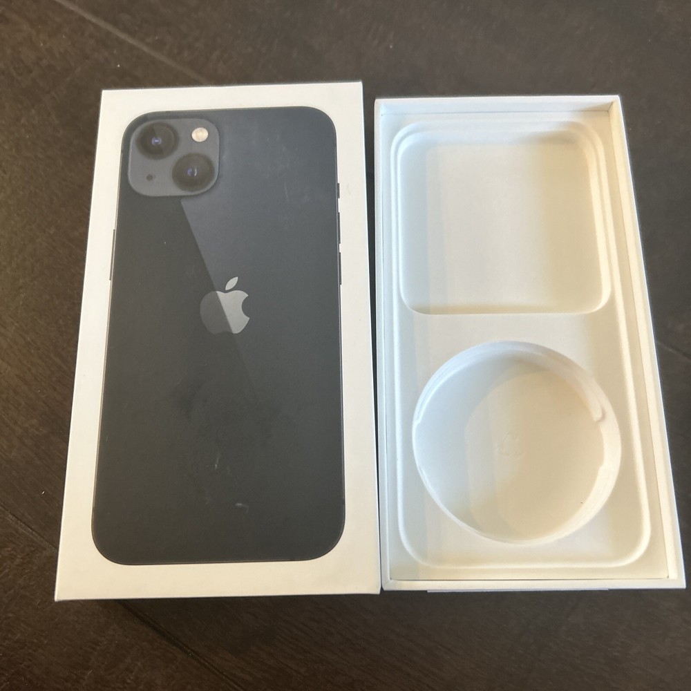 Original Box for Apple iPhone 13 Black 128gb Genuine BOX ONLY Empty Replacement