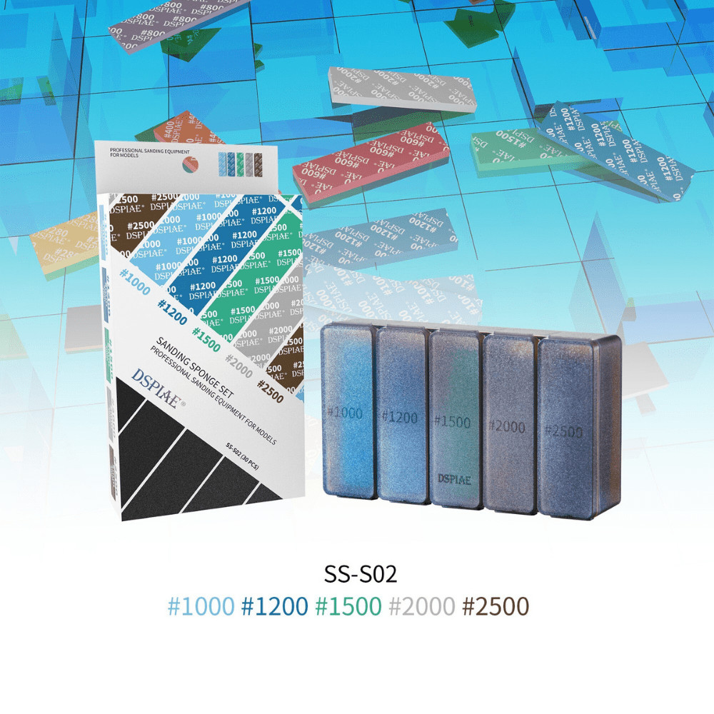 DS-SS-S02 DSPIAE 30 Piece Sanding Sponge Set