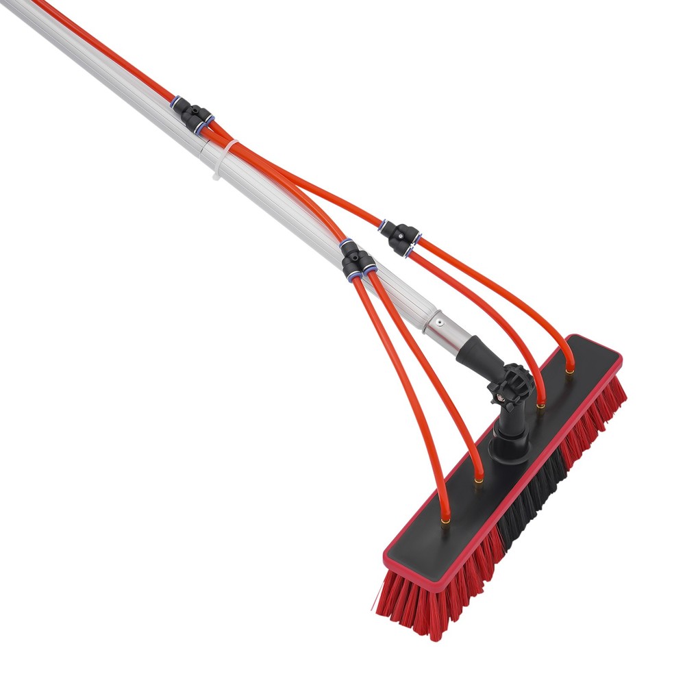 Solar Panel Cleaning Brush & Pole Kit Window Cleaner 10m Cleaning System