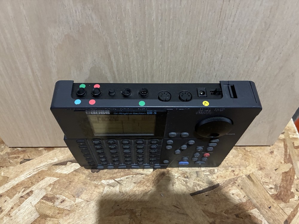BOSS DR-5 Dr. Rhythm Section Drum Machine Sequencer no AC adapter