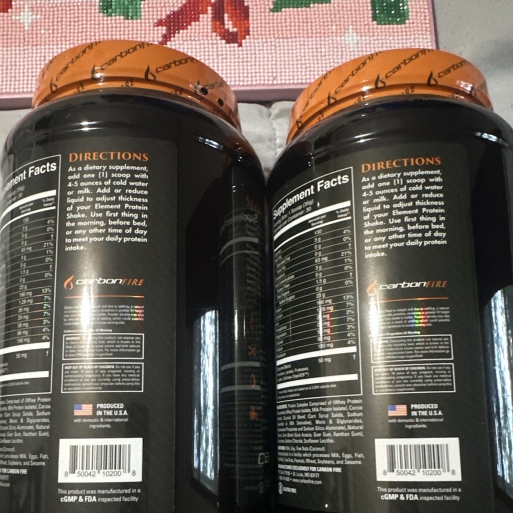 Element Slow Digesting Protein Powder Chocolate Lava Cake 2 pack