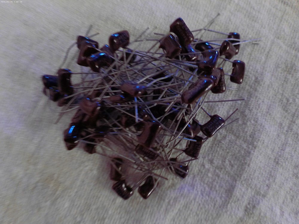 50pc Lot Capacitors, Silver Mica 10 Values, 5 Each