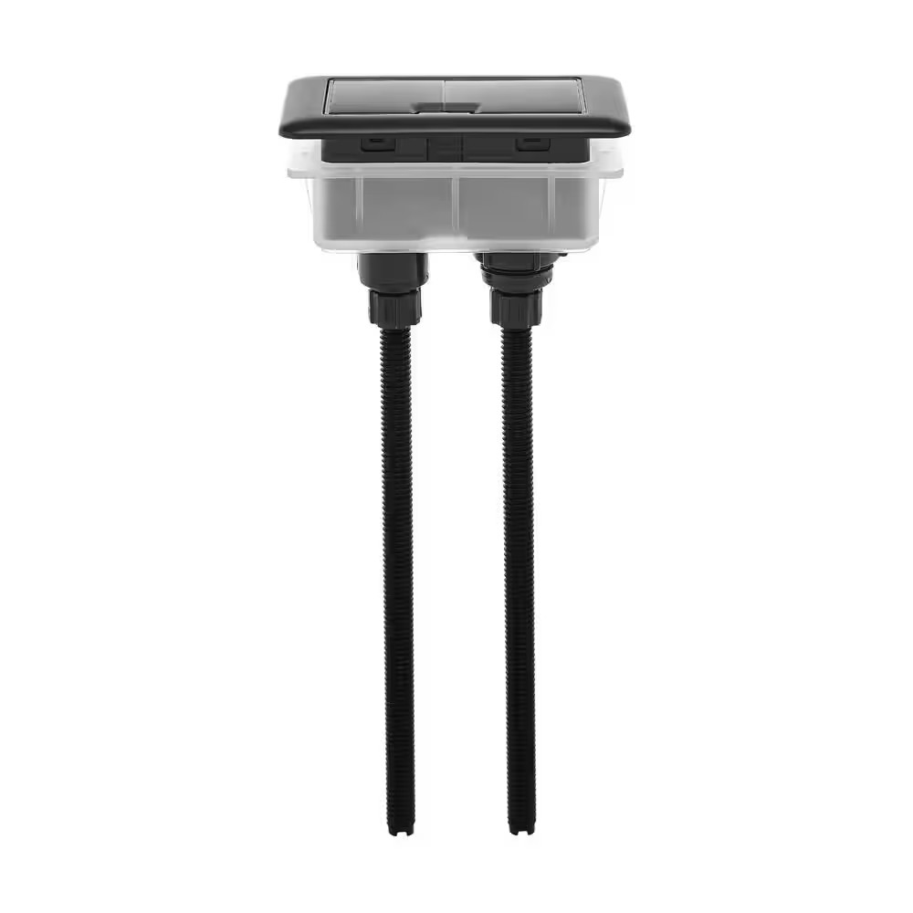 Toilet Hardware, Matte Black