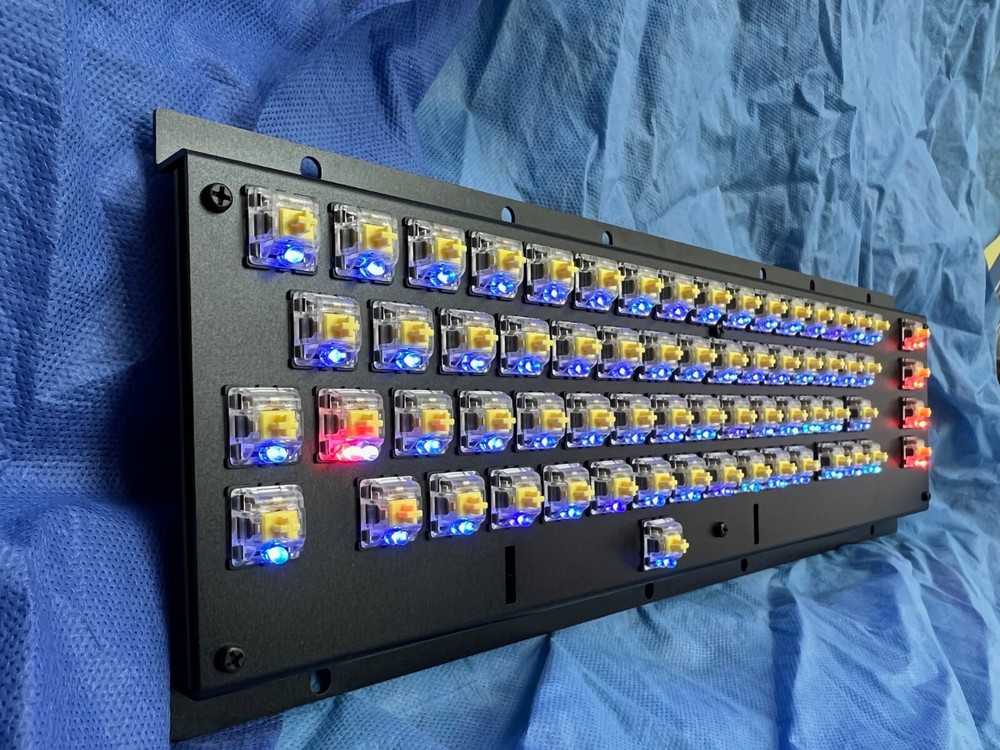 MechBoard64 LED Commodore Mechanical Keyboard - Assembled Version - Unique