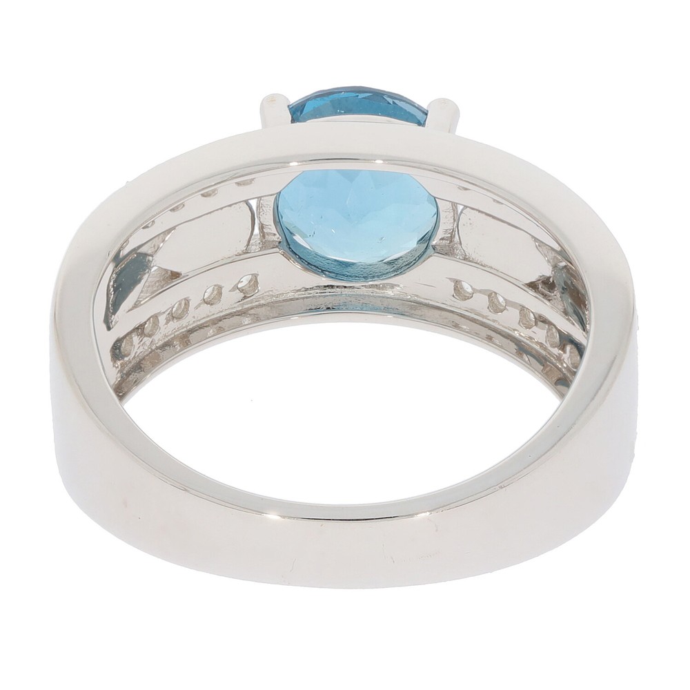 Sterling Silver Semi Mount Ring Setting Round RD 8X8mm & Enamel