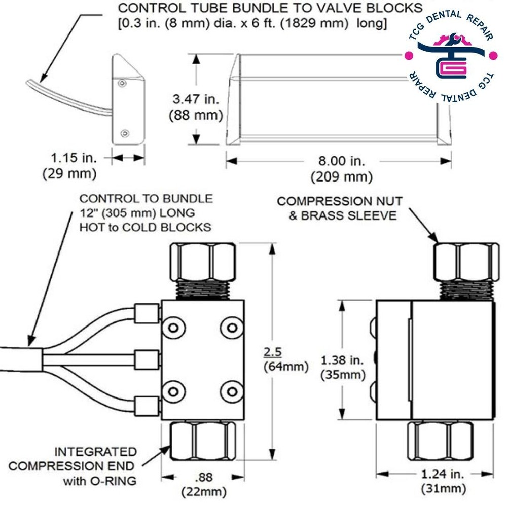 Tapmaster Faucet Control, Kick Plate Activated PN 155
