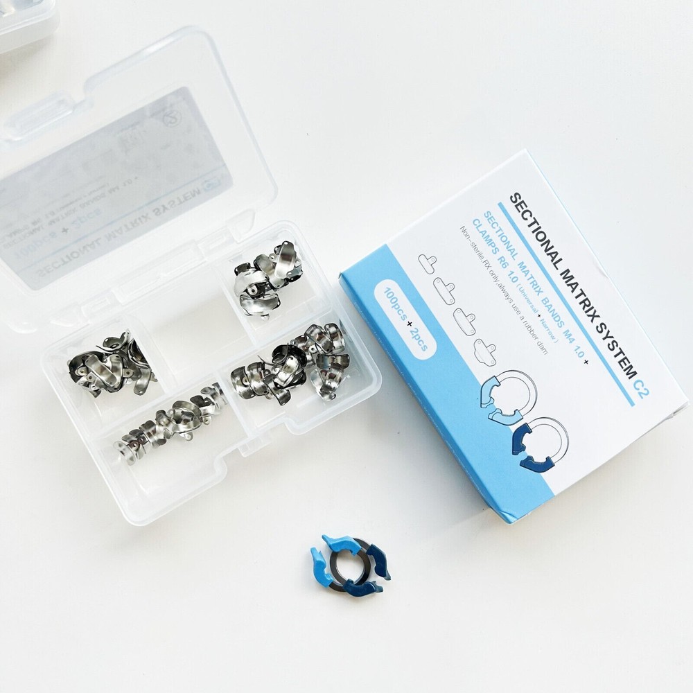 Dental Sectional Contoured Matrices System Matrix Bands Clamp Ring Fit Palodent