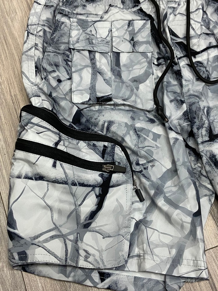 JORDAN CRAIG REAL TREE GREY CARGO SHORT