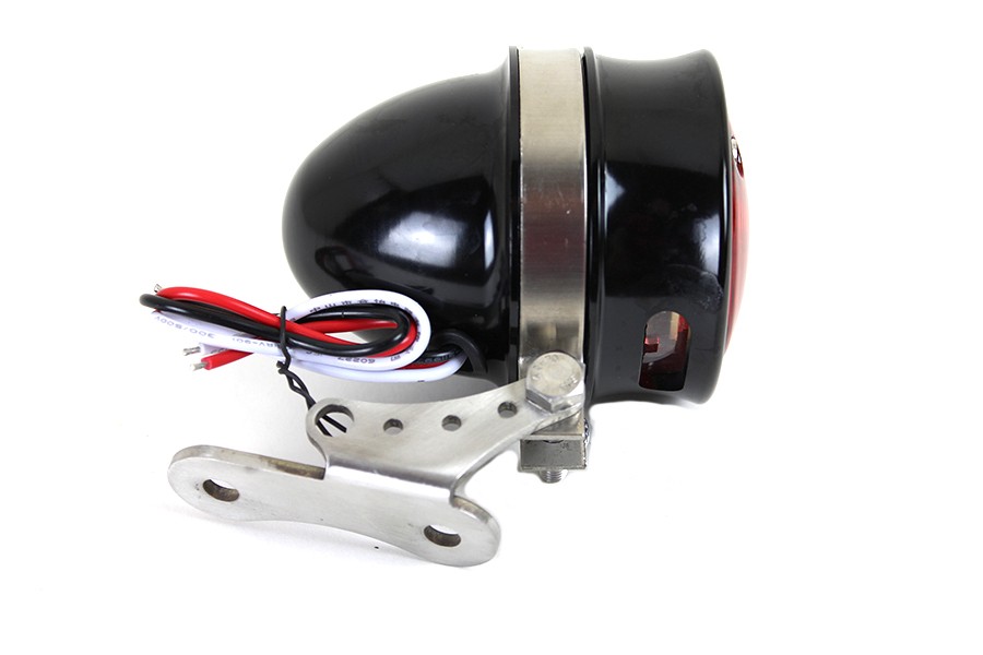 LED Bullet Tail Lamp Assembly Black for Harley-Davidson