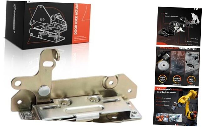 Door Lock Latch Actuator Compatible with Peterbilt Front Right Passenger Side