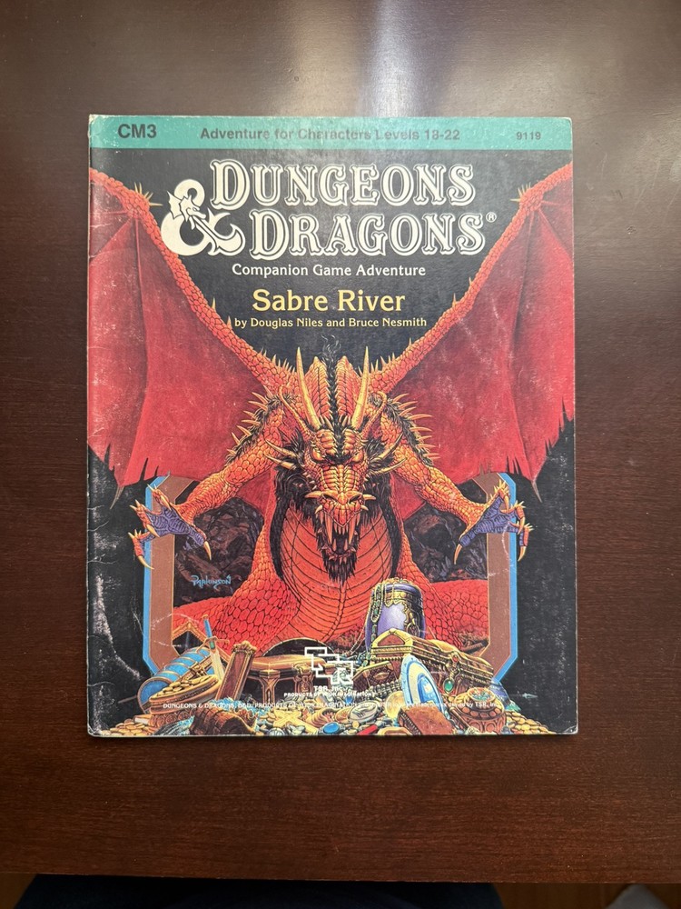 D&D TSR Adventure Module “Sabre River”