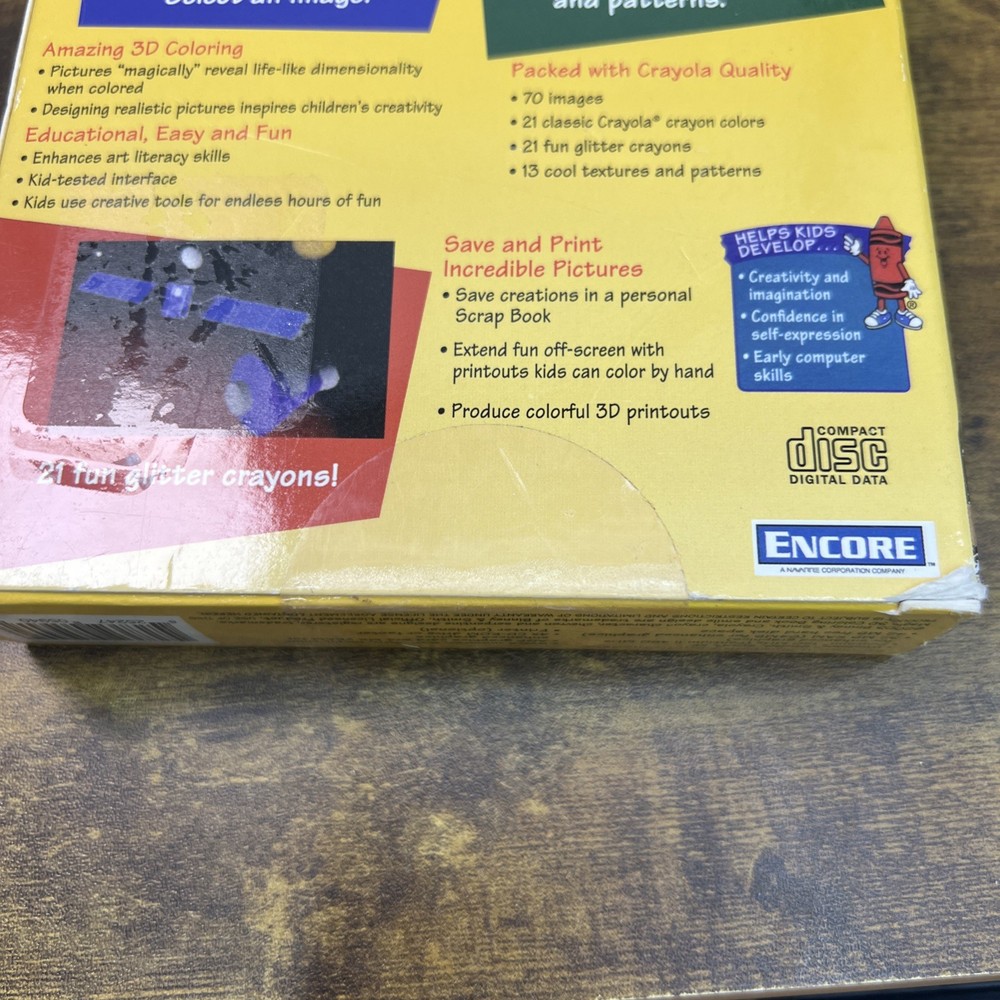 Crayola Magic 3D Coloring Book CD-ROM - Windows 95/98, 2000, XP