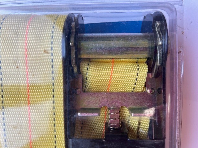 2" x 15' Ratchet Tie Down Strap 2500 lb Polyester Webbing Quick Release 4011