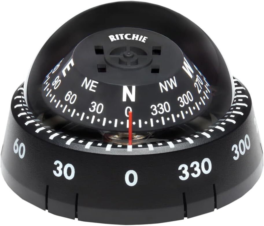 Ritchie Kayaker Surface Mount Compass for Kayak Paddlesport BLACK XP-99