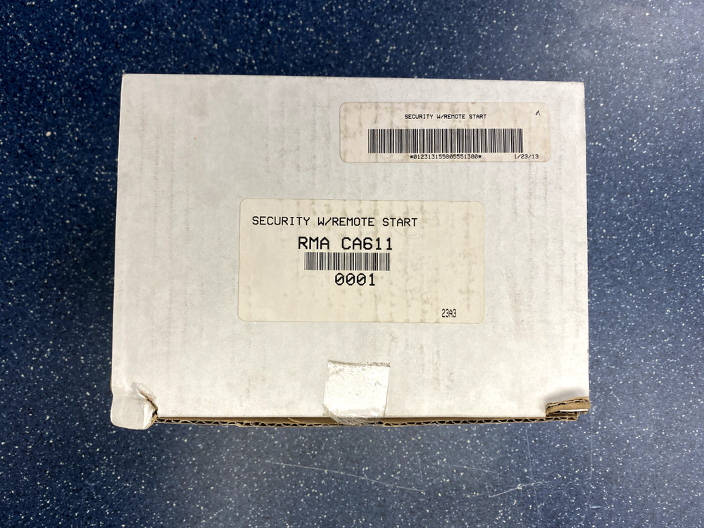 Remanufactured Code Alarm CA611 Remote Start Security System Alarm Upgrade