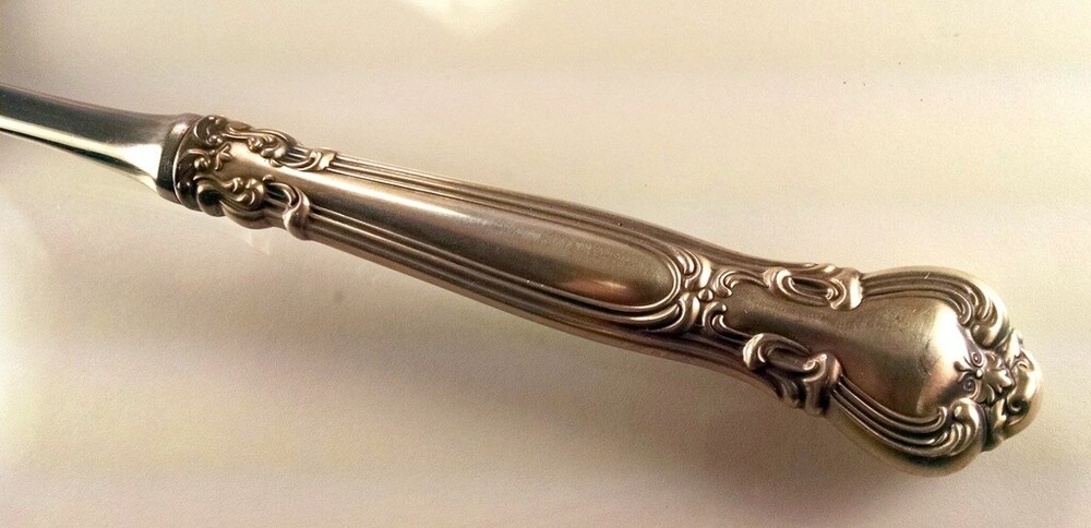 GORHAM CHANTILLY STERLING SILVER LARGE HOLLOW HANDLE SERVING SPOON - 11"