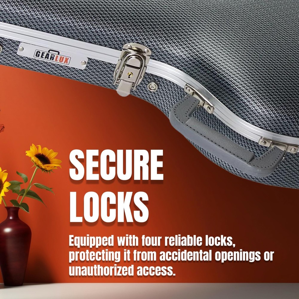 Gearlux UC500-B Baritone Ukulele ABS Case