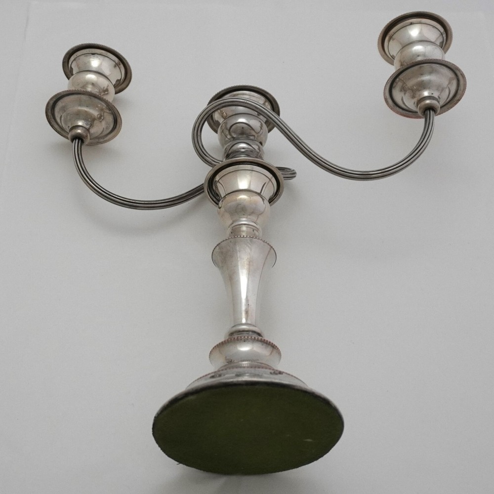 FALSTAFF Sheffield Made Three Branch Silver Service Candelabra 32 cm