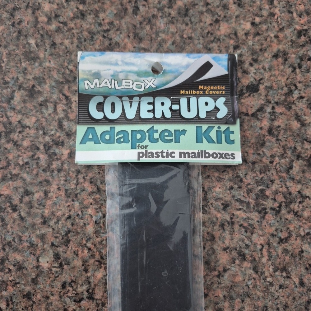 Mailbox Cover-Ups Adapter Kit for Plastic Mailboxes, 2 Piece "Receiver Strips"