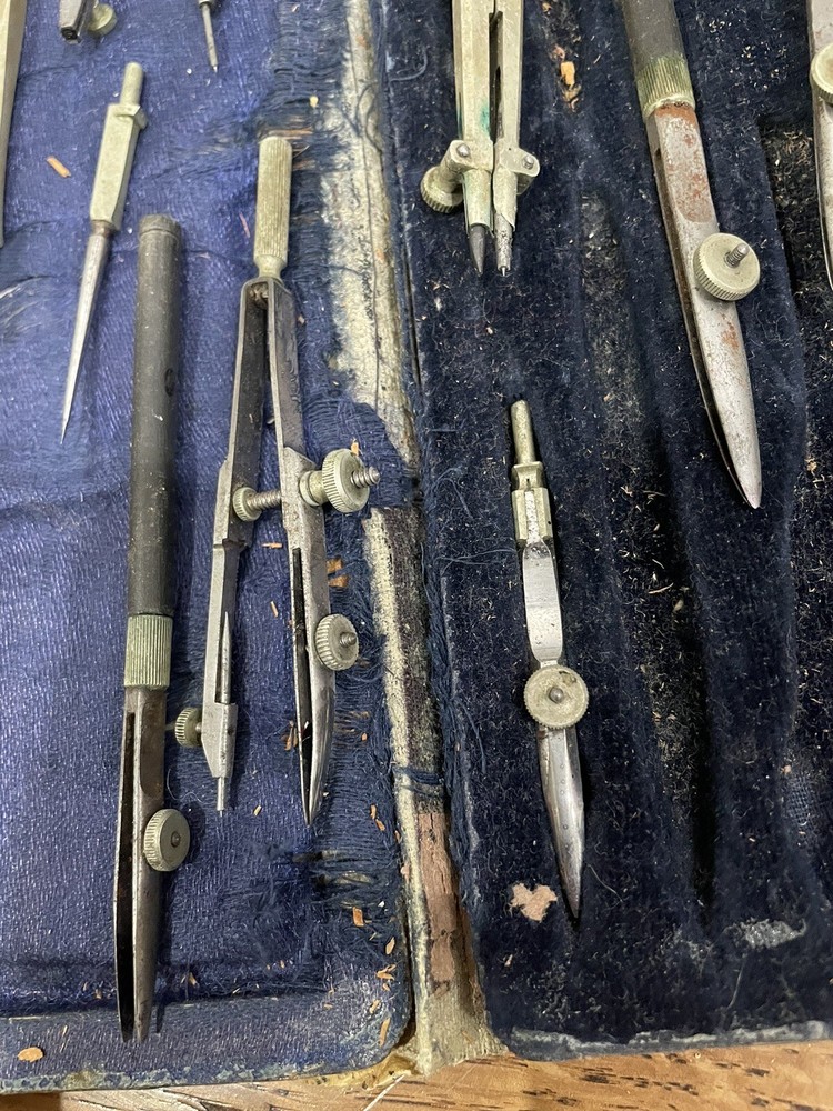 Vintage set of caliper divider tools