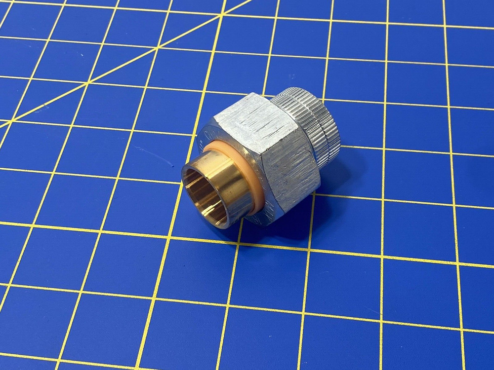 Jomar Valve 701-104G Dielectric Union, 3/4 in, Solder x FNPT, Steel