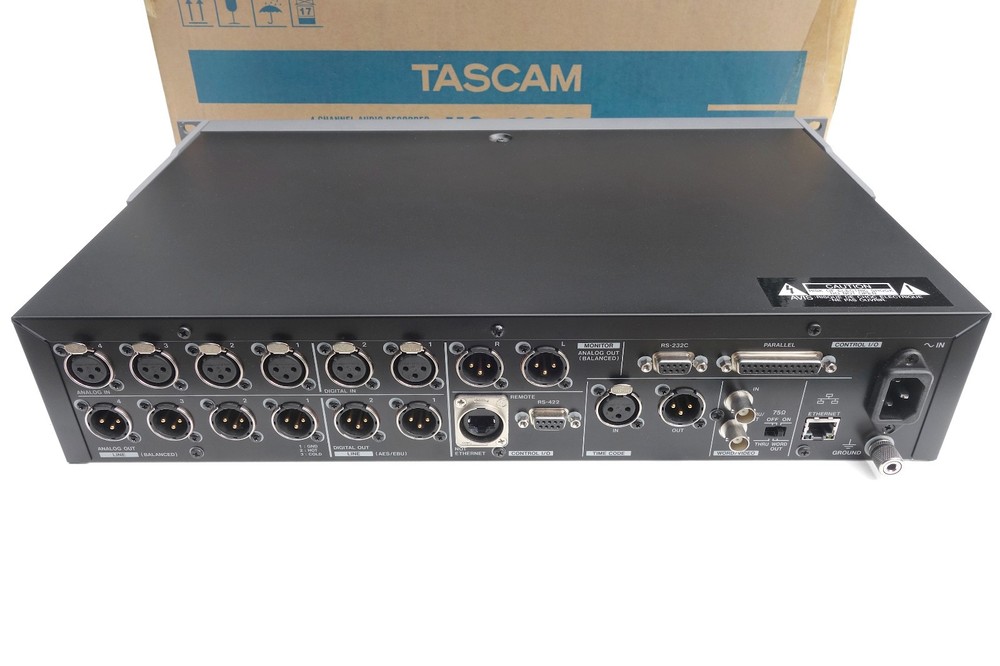 TASCAM HS-4000 2x STEREO SOLID STATE DIGITAL RECORDER/S WITH NETWORK & TIMECODE