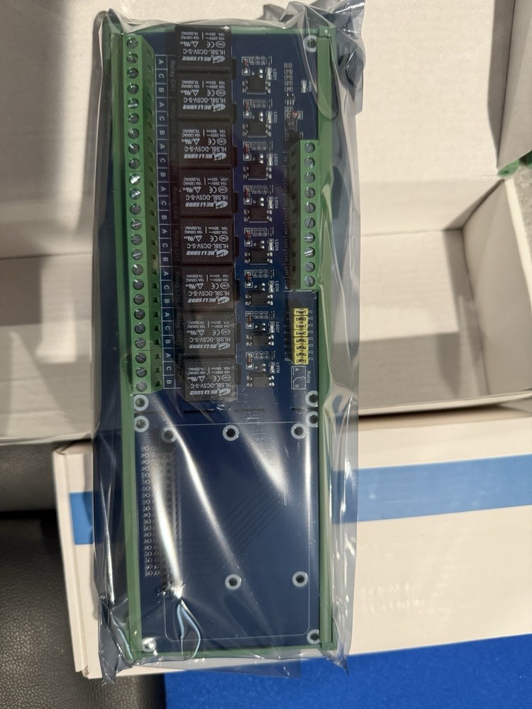 8 Chanel Relay Board DIN Mount for Raspberry Pi 4B 3B 2