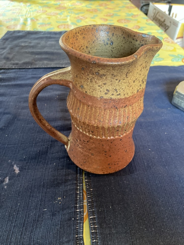 Nice Stoneware Pitcher Excellent Condition