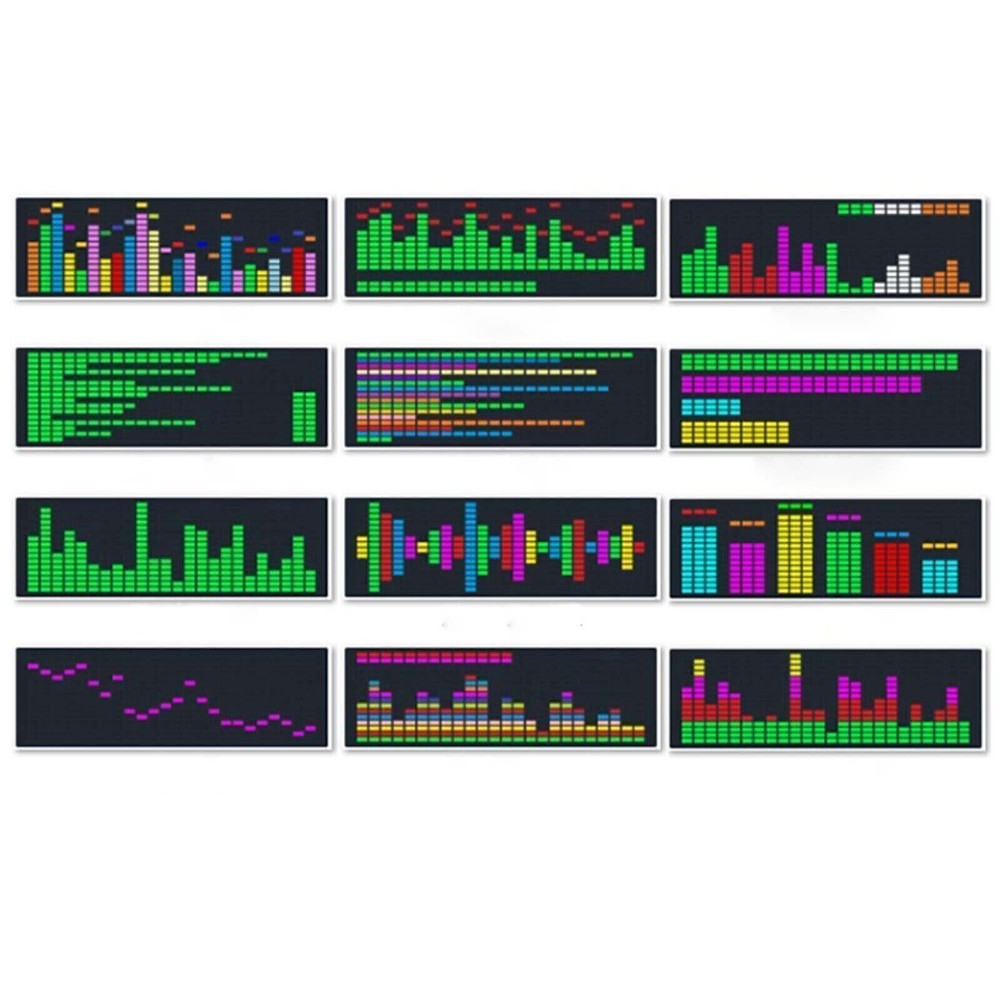 Music Spectrum Indicator VU Meter RGB Audio Level Display Amplifier Board