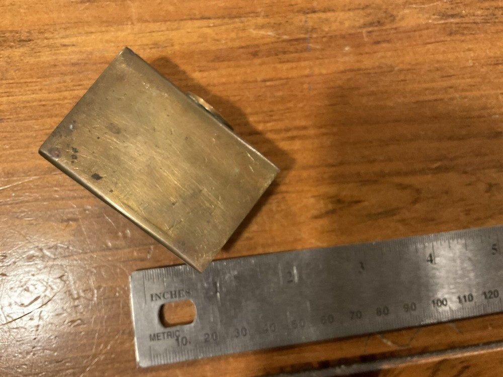 ORIGINAL WWI US MATCH SAFE WITH COINS