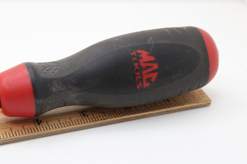 MAC Tools ACRM38B #3 Philips Screwdriver Red Black Soft Grip USA
