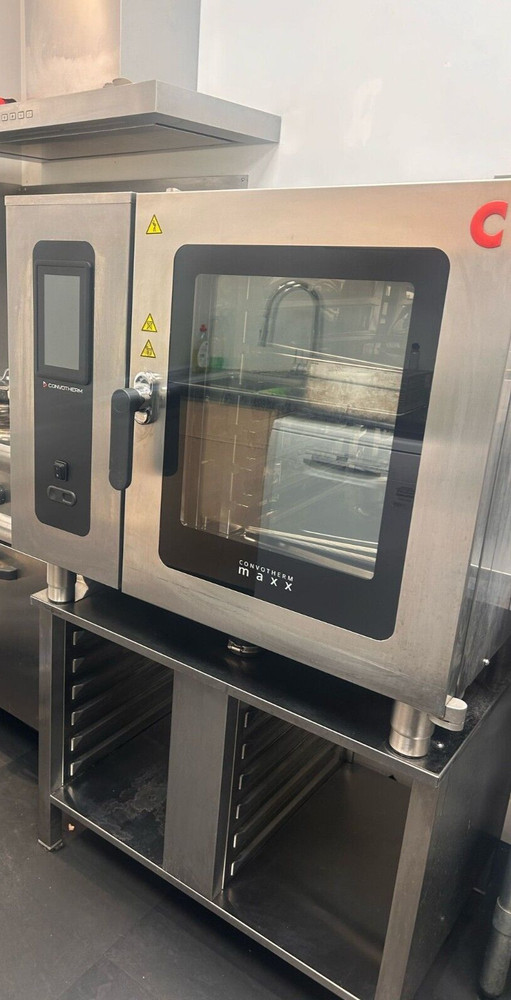 CONVOTHERM MAXX ELECTRIC 6-GRID COMBI OVEN (3PHASE) STAND WITH SHELF RAILS