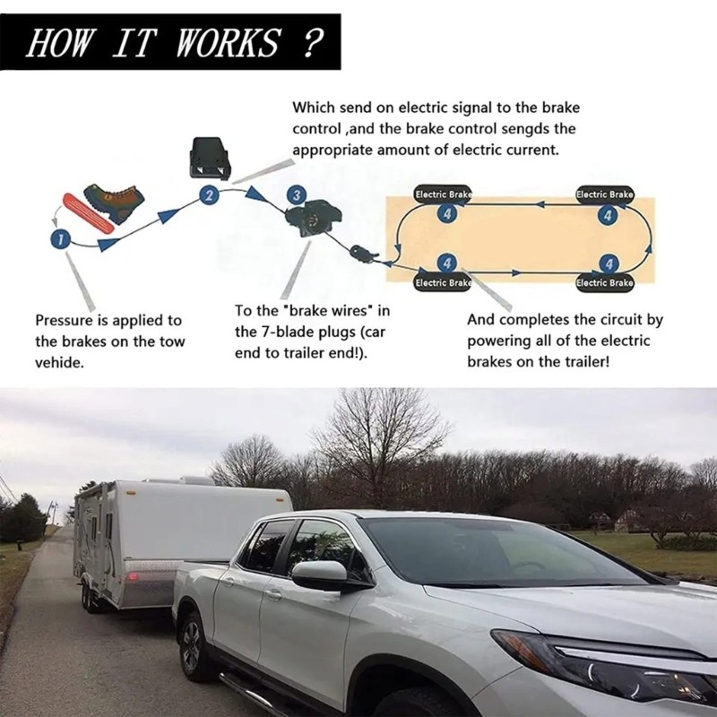 Plastic Intelligent Brake Response Regulator For Various Trailer Types 1-4 Axles