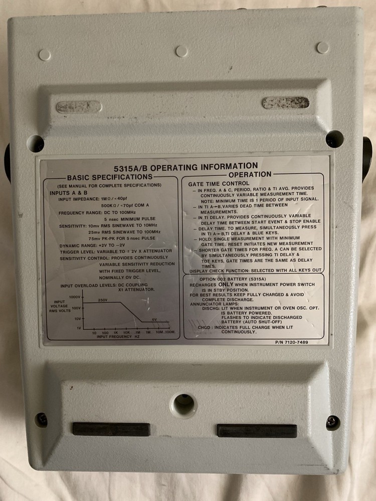 Agilent 5313A Universal Frequency Counter Works Great