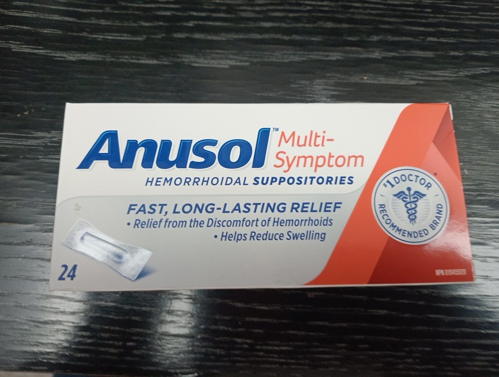 ANUSOL MULTI-SYMPTOM SUPPOSITORIES . EXP:-05/2028. "No Tarif" WE PAY