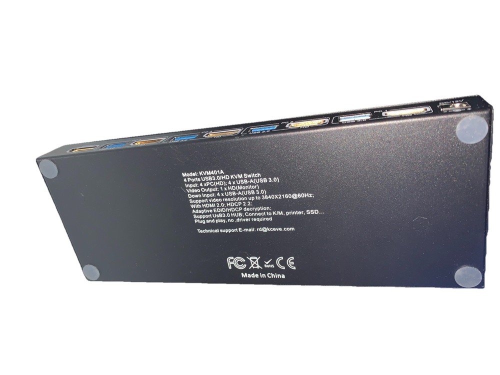 AooCoo 4K Dual HD/USB 3.0 KVM Switch ONLY