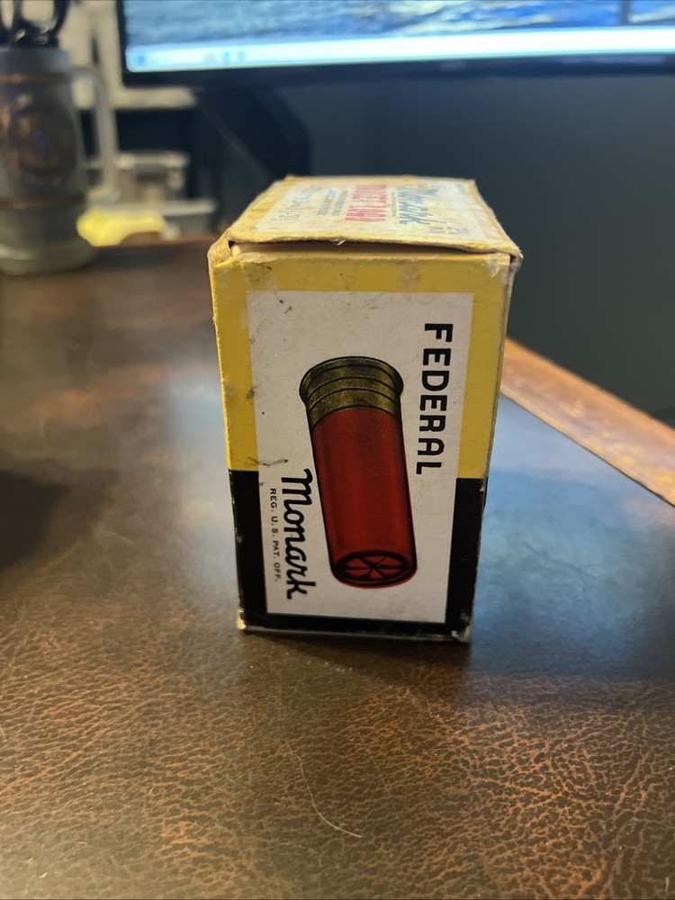 Vintage Empty Ammunition Box Federal Target Load Monark